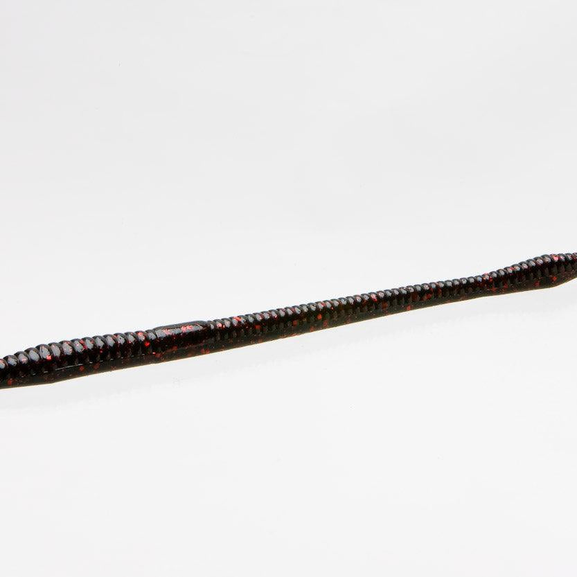 Zoom Magnum Trick Worm 8pk Black Red 001 **