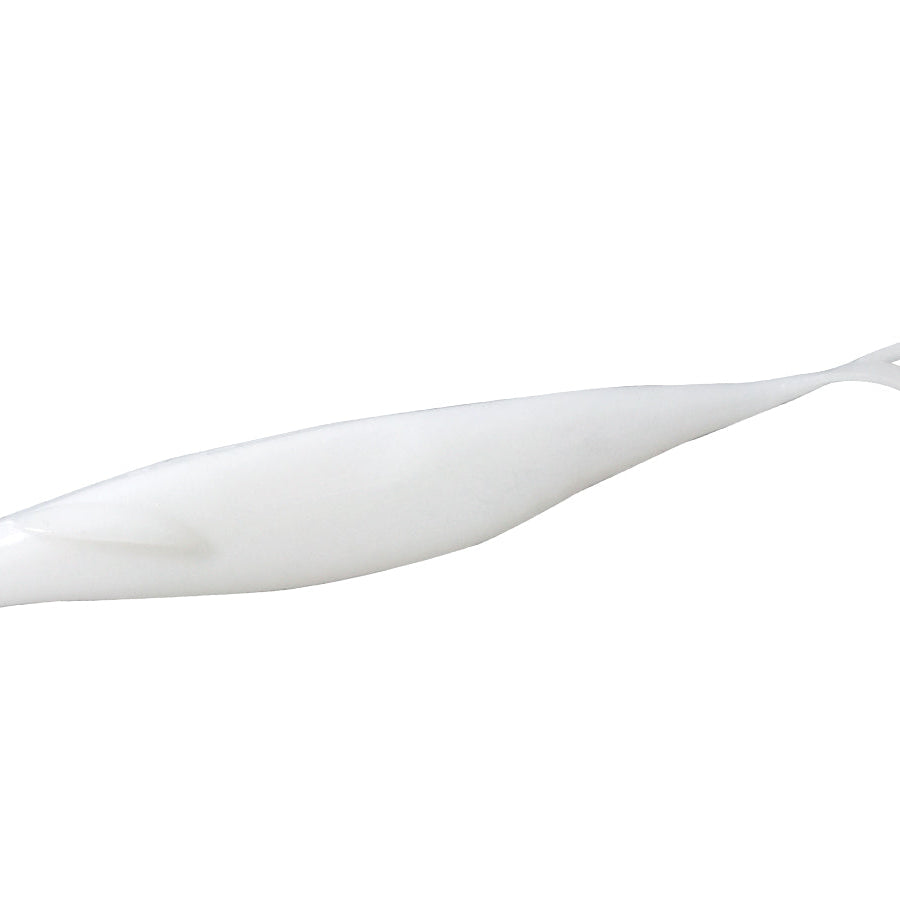 Deps Sakamata Shad Solid White # 08 5"