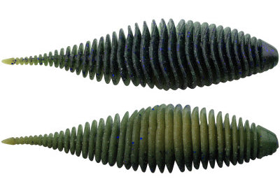 Geecrack Bellows Shad 3.8" Muddy Gill