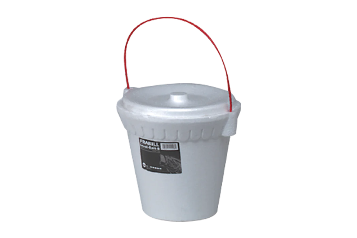 Frabill Bait Buckets Foam 8 Qt white