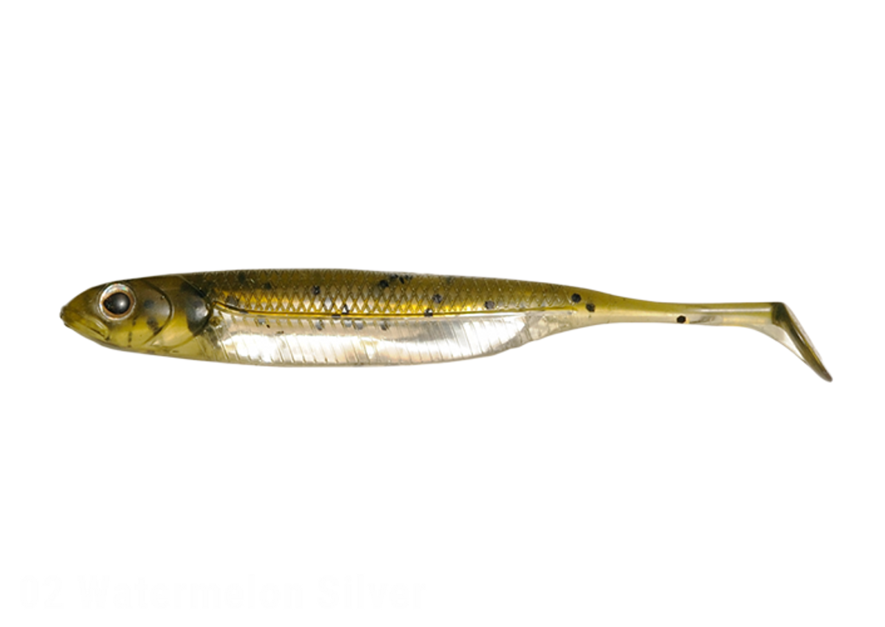 Fish Arrow Flash J Shad Watermelon Silver -02 4"