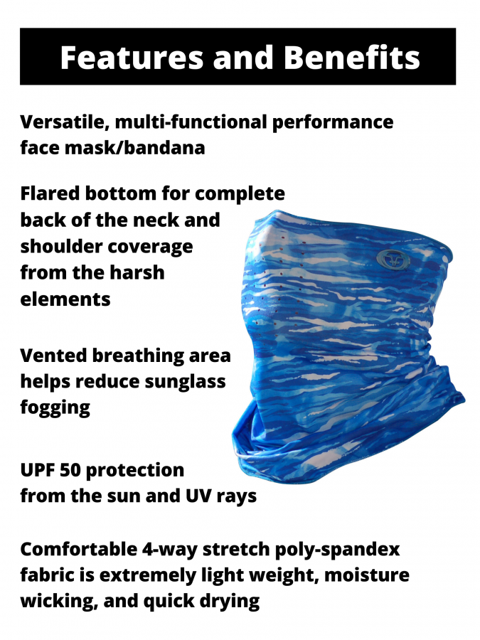 Flying Fisherman Sun Bandit Pro Series Face Mask