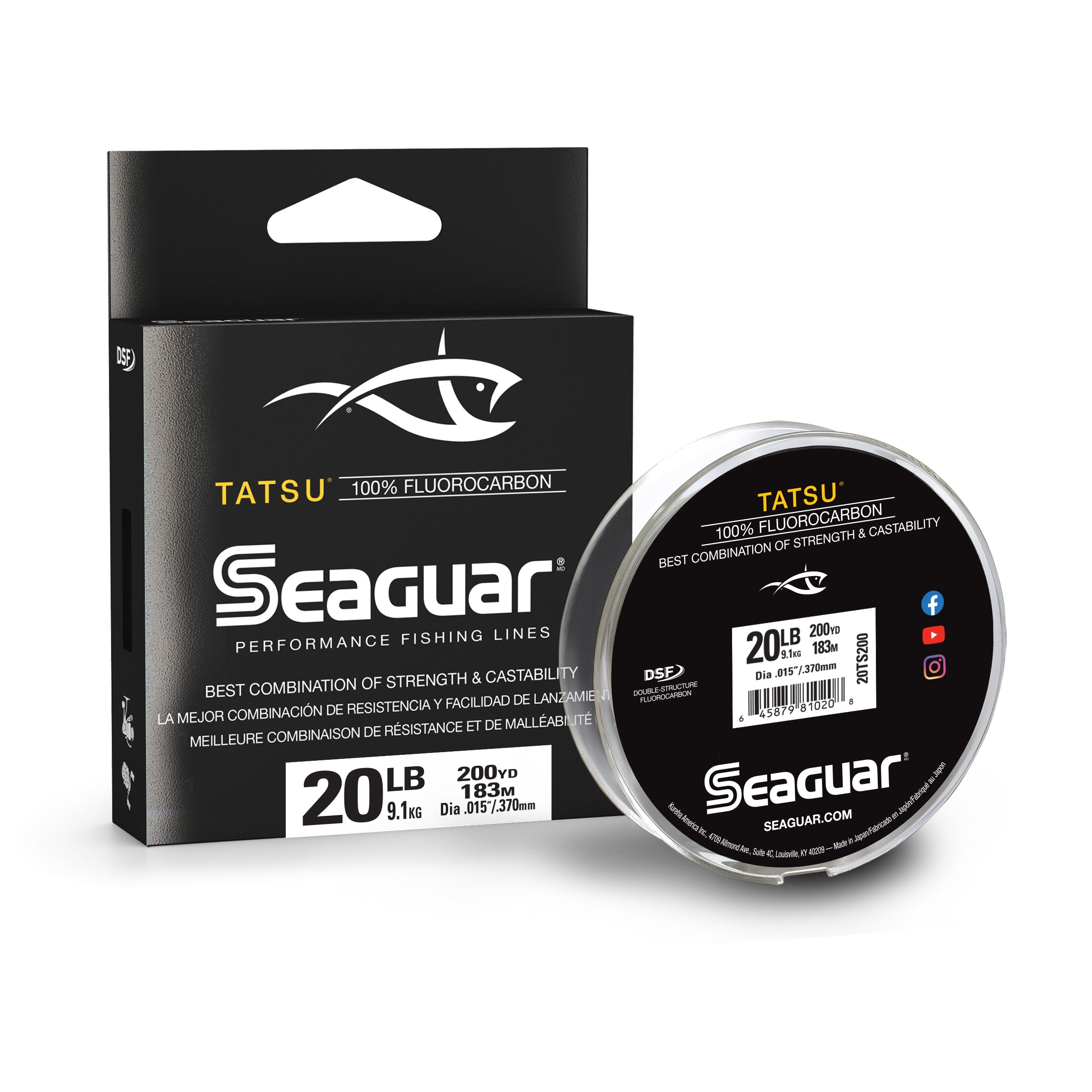 Seaguar Tatsu Fluorocarbon Line 200 20lb