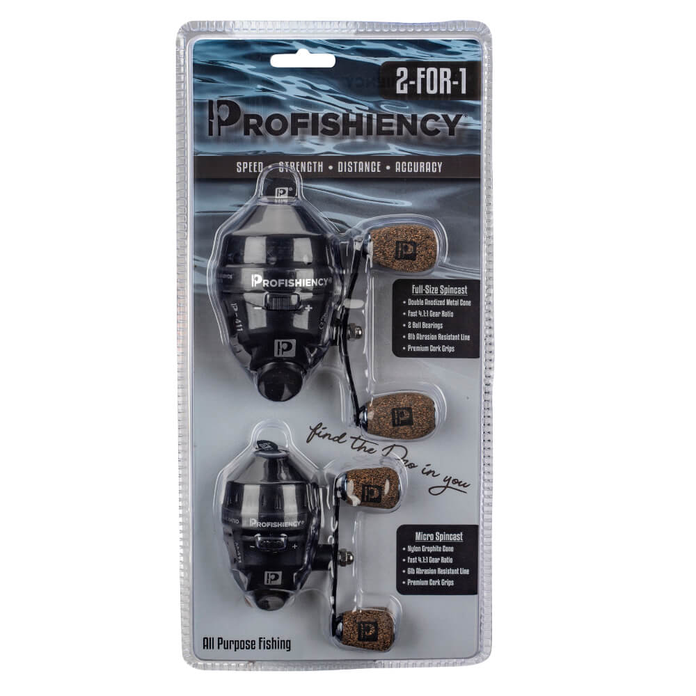 ProFISHiency 2-4-1 Standard & Micro Spincast Reel
