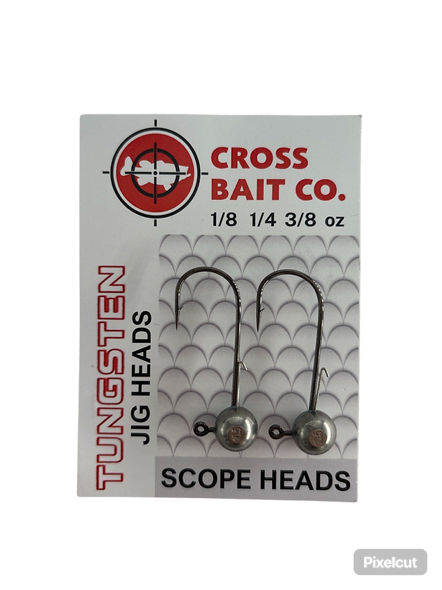 Cross Bait Tungsten Scope Heads