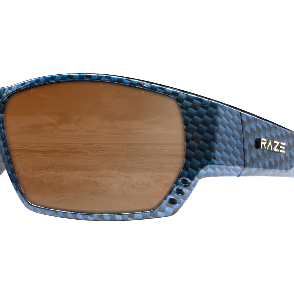 Raze Eyewear Sonar - Blue Carbon Fiber