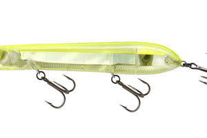 Yo-Zuri 3DB Pencil Popper Floating 135mm Prism Chartreuse Silver