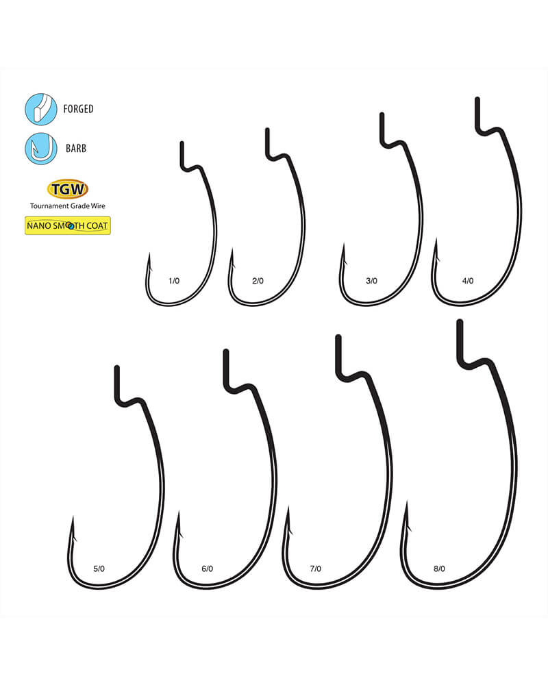 Gamakatsu G-Finesse Hybrid Worm Hook 4pk