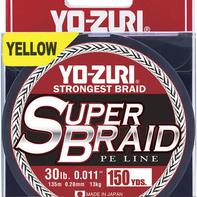 Yo-Zuri Superbraid 150YD Hi-Vis Yellow