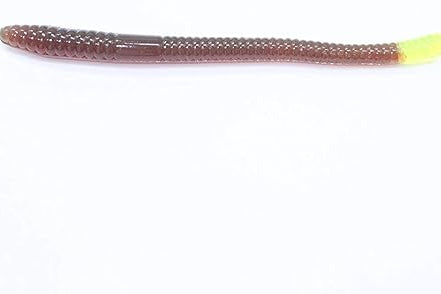 Zoom Finesse Worm 20pk Motoroil Chartreuse