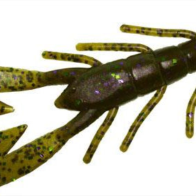 Zoom UltraVibe Speed Craw 3.5" 12pk Green Pumpkin Candy 272**