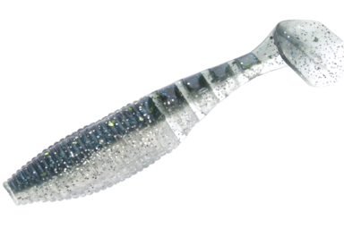 Yamamoto Paddle Tail Zako 4" Green Gizzard 9008