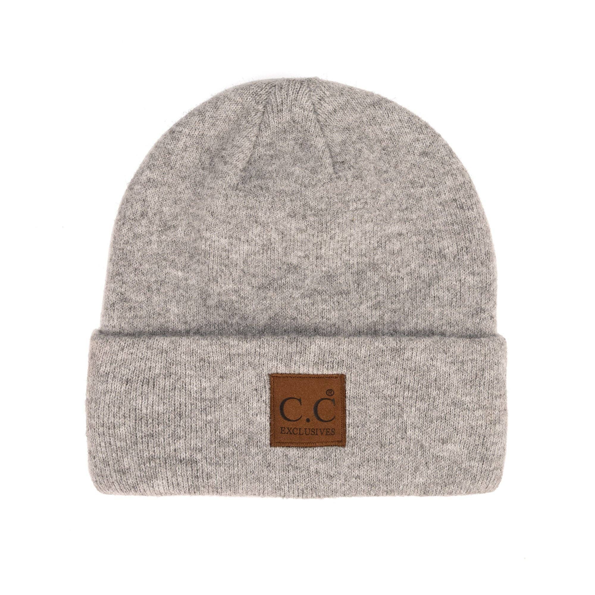 CC Beanie Heather Knit Basic ( HTM-9021 )