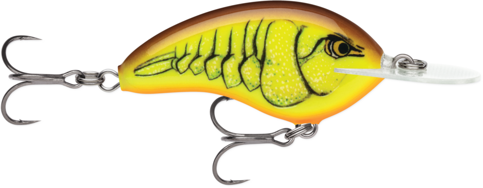 Rapala Ott’s Garage Deep Tiny 07 Crankbait Mossy Chartreuse Crawdad (D)