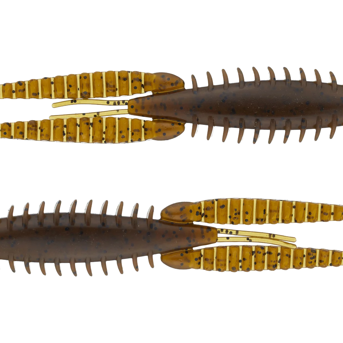 G-Ratt Baits Dixie Flip Craw Trailers 8pk TRD BROWN BLACK FLAKE