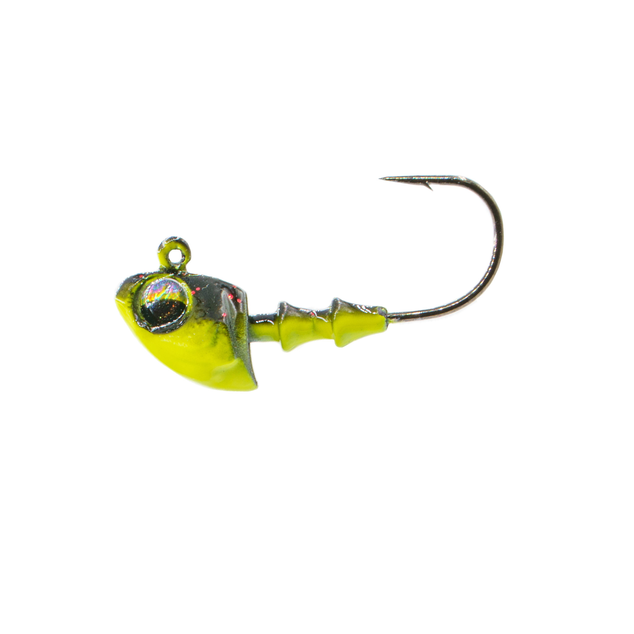 6th Sense Crappie Jig Head Black Neon 1