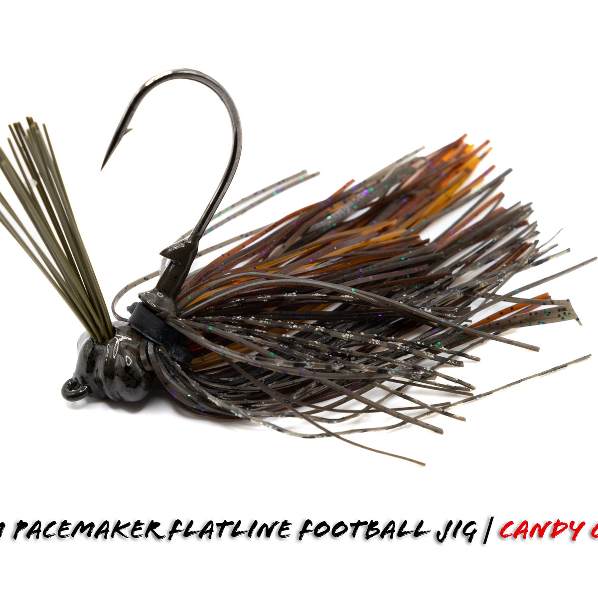 V&M Pacemaker Flatline Football Jig Candy Craw
