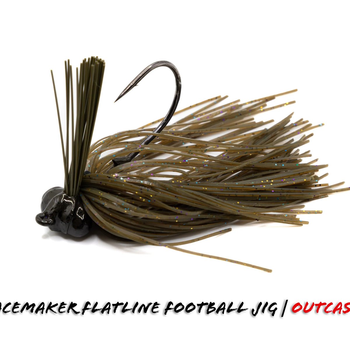 V&M Pacemaker Flatline Football Jig Outlaw Magic