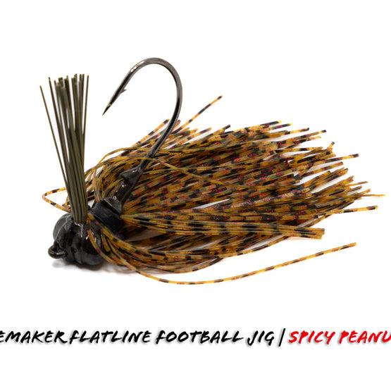 V&M Pacemaker Flatline Football Jig Spicy Peanut Butter 5 8oz
