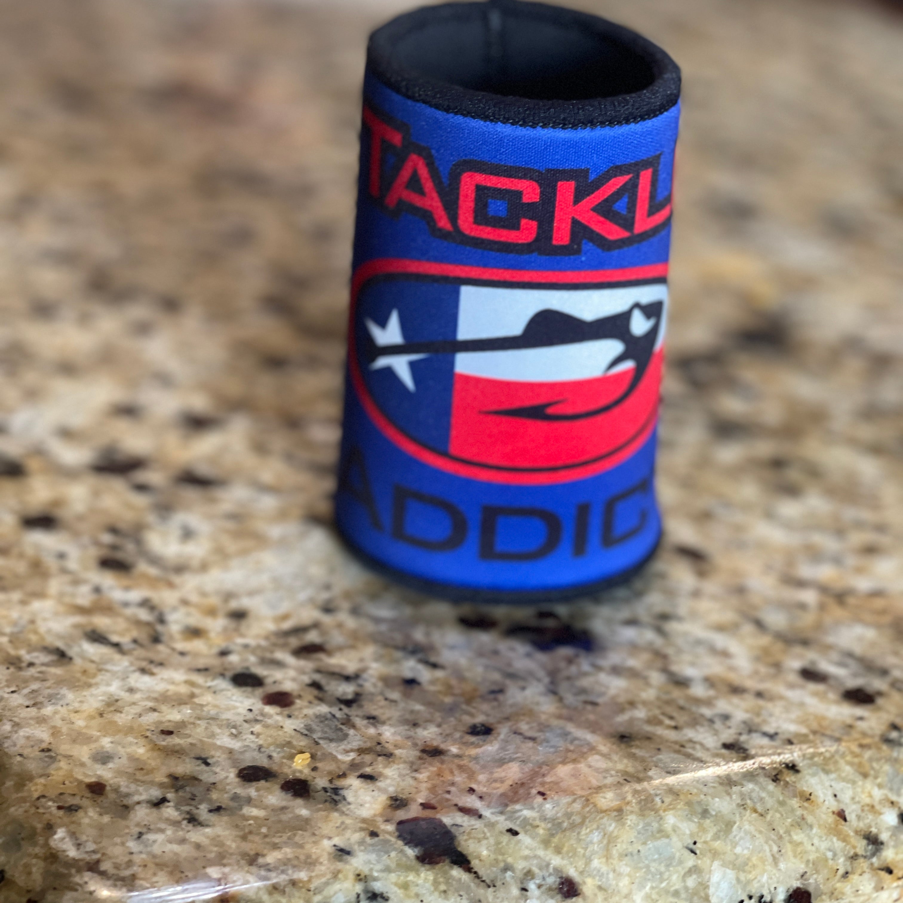 Tackle Addict Koozies Texas Flag TA Blue
