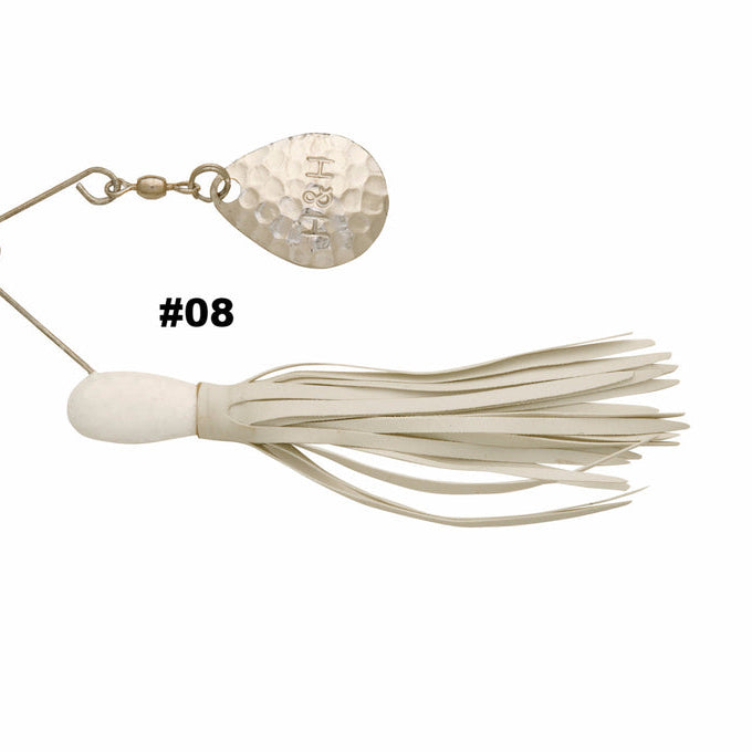 H&H Spinnerbait White Single Colorado