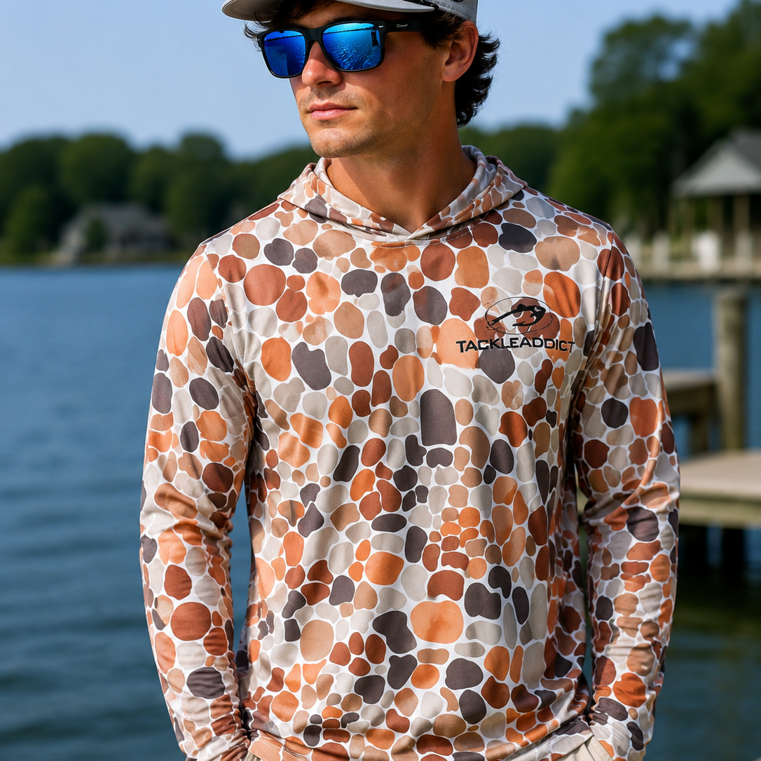 Tackle Addict Shirts Orange Camo