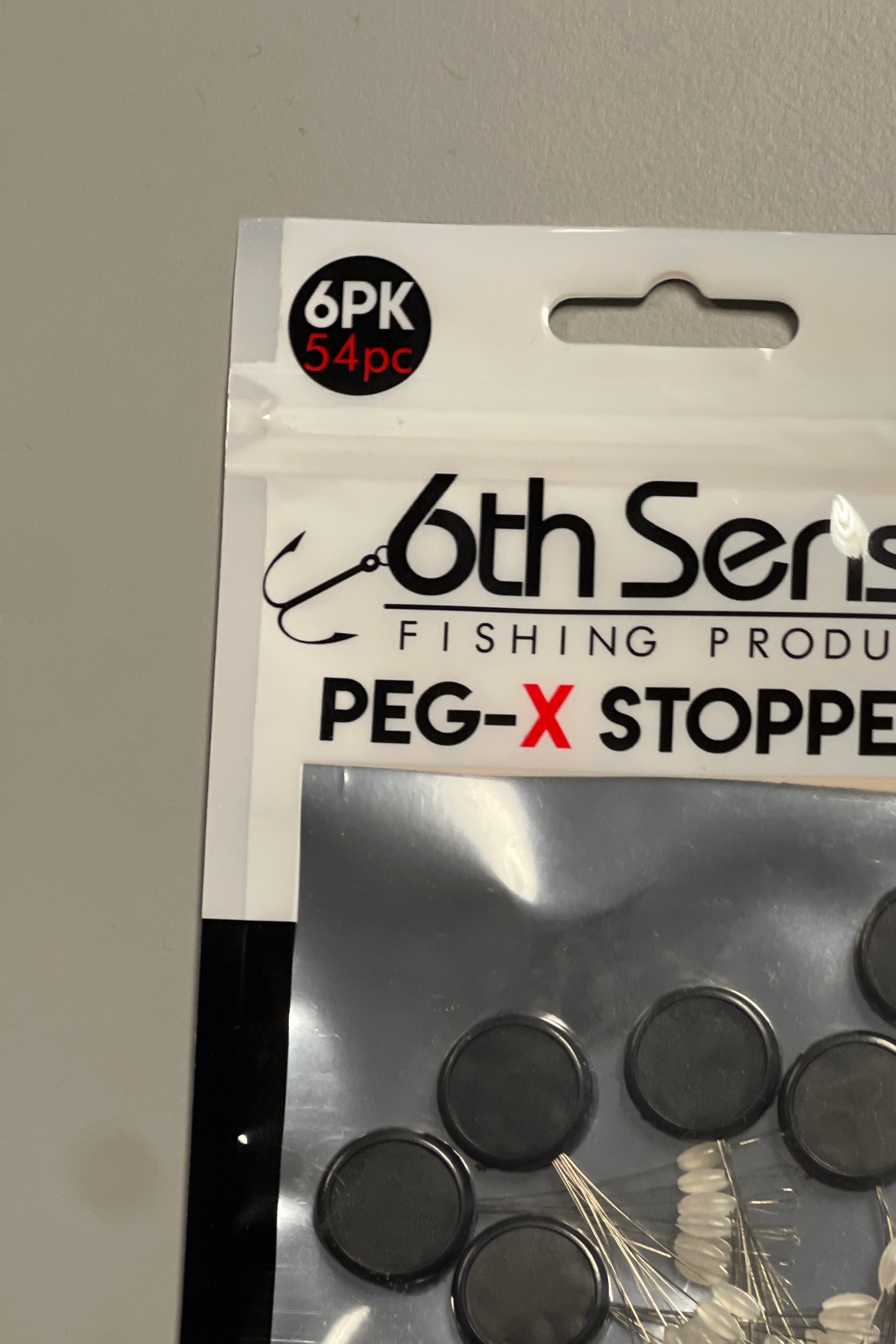 6th Sense Peg-X Stoppers 6pk Clear