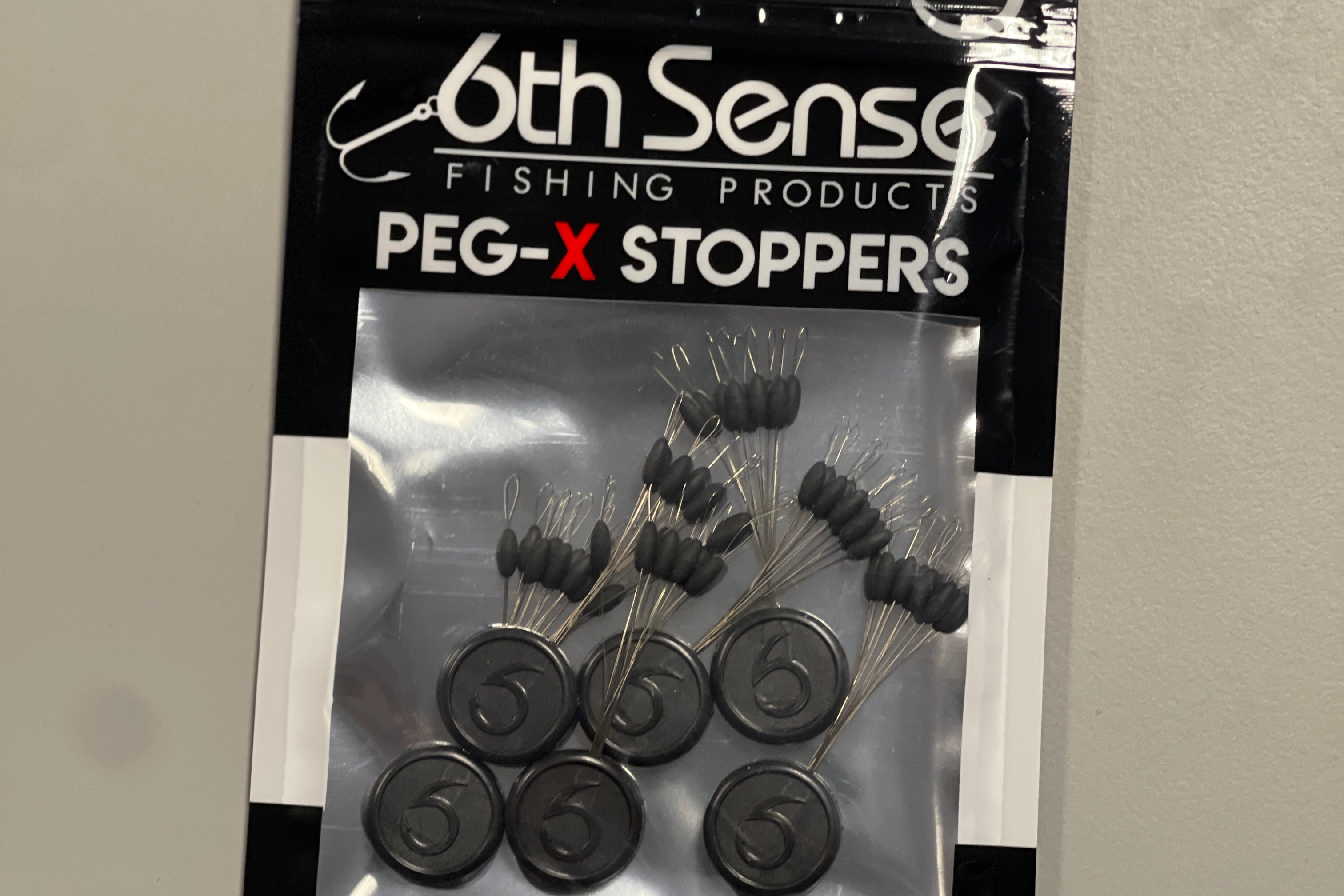 6th Sense Peg-X Stoppers 6pk Black