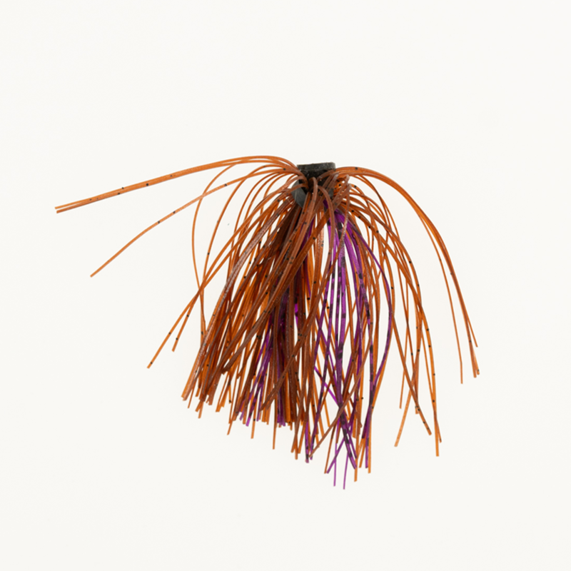 Missile Mini Jig Replacement Skirts 3pk Brown Purple