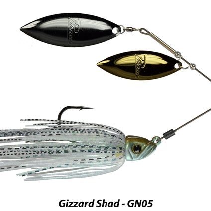 Picasso Titanium Pro Double Willow Spinnerbait Gizzard Shad