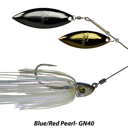 Picasso Titanium Pro Double Willow Spinnerbait Blue Red Pearl