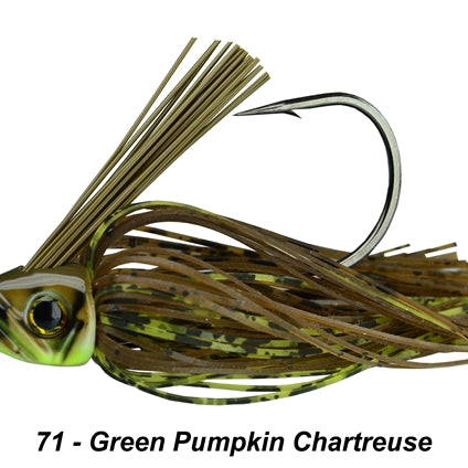 Picasso Swim Jig Green Pumpkin Chartreuse Tiger