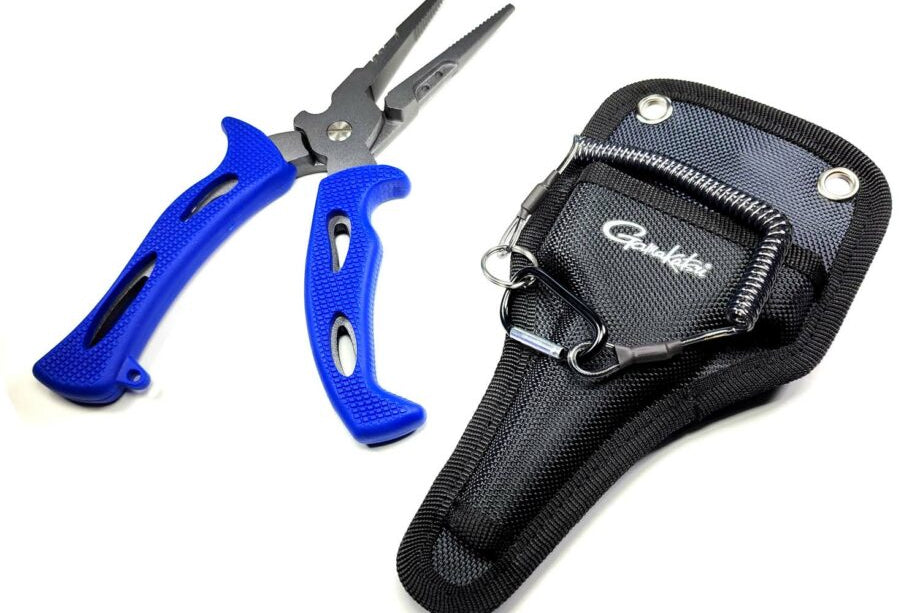 Gamakatsu Fishing Pliers 45 Degree Stainless 9″