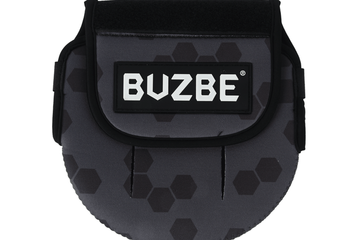 Buzbe Spinning Reel Covers Gray Hex