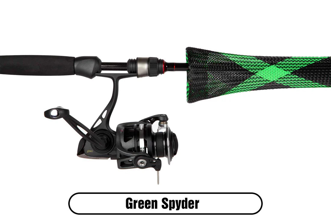 VRX Rod Glove Green Spyder Standard Spinning