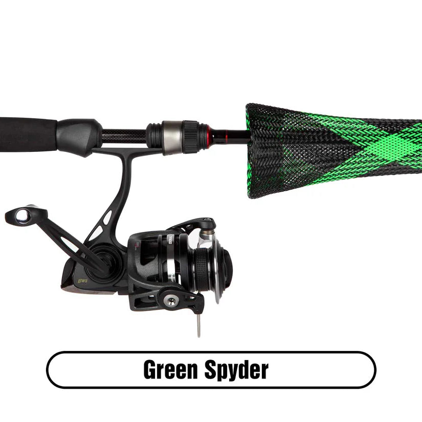 VRX Rod Glove Green Spyder Standard Spinning