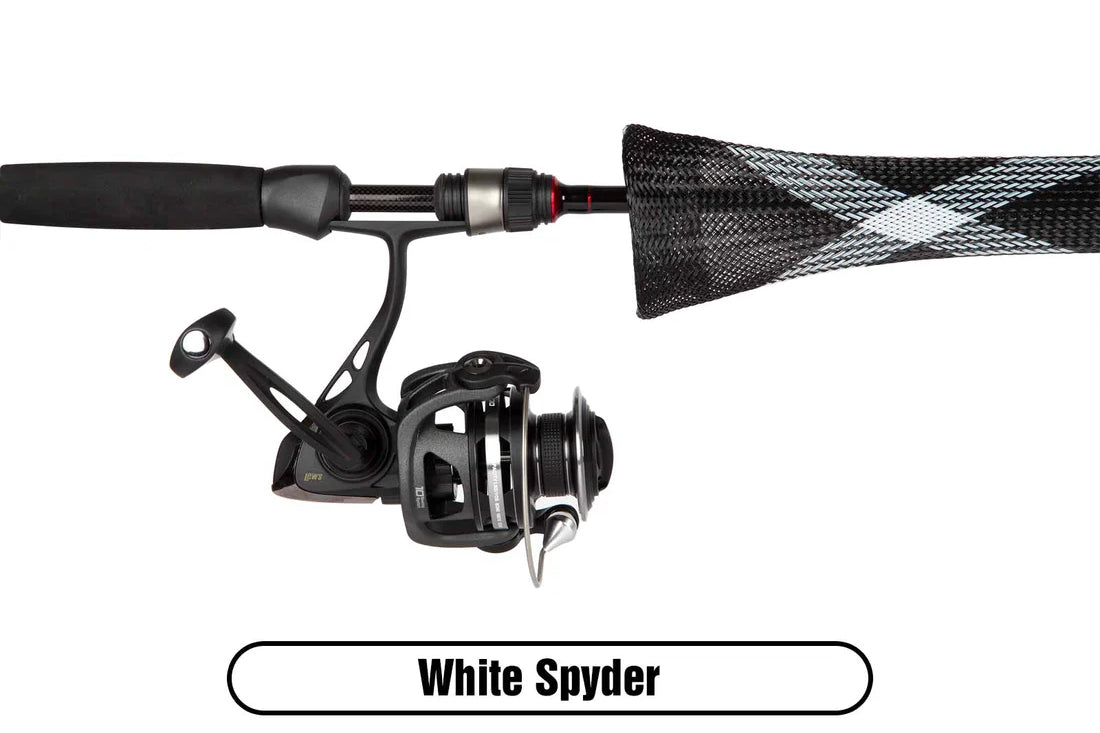 VRX Rod Glove White Spyder Standard Spinning