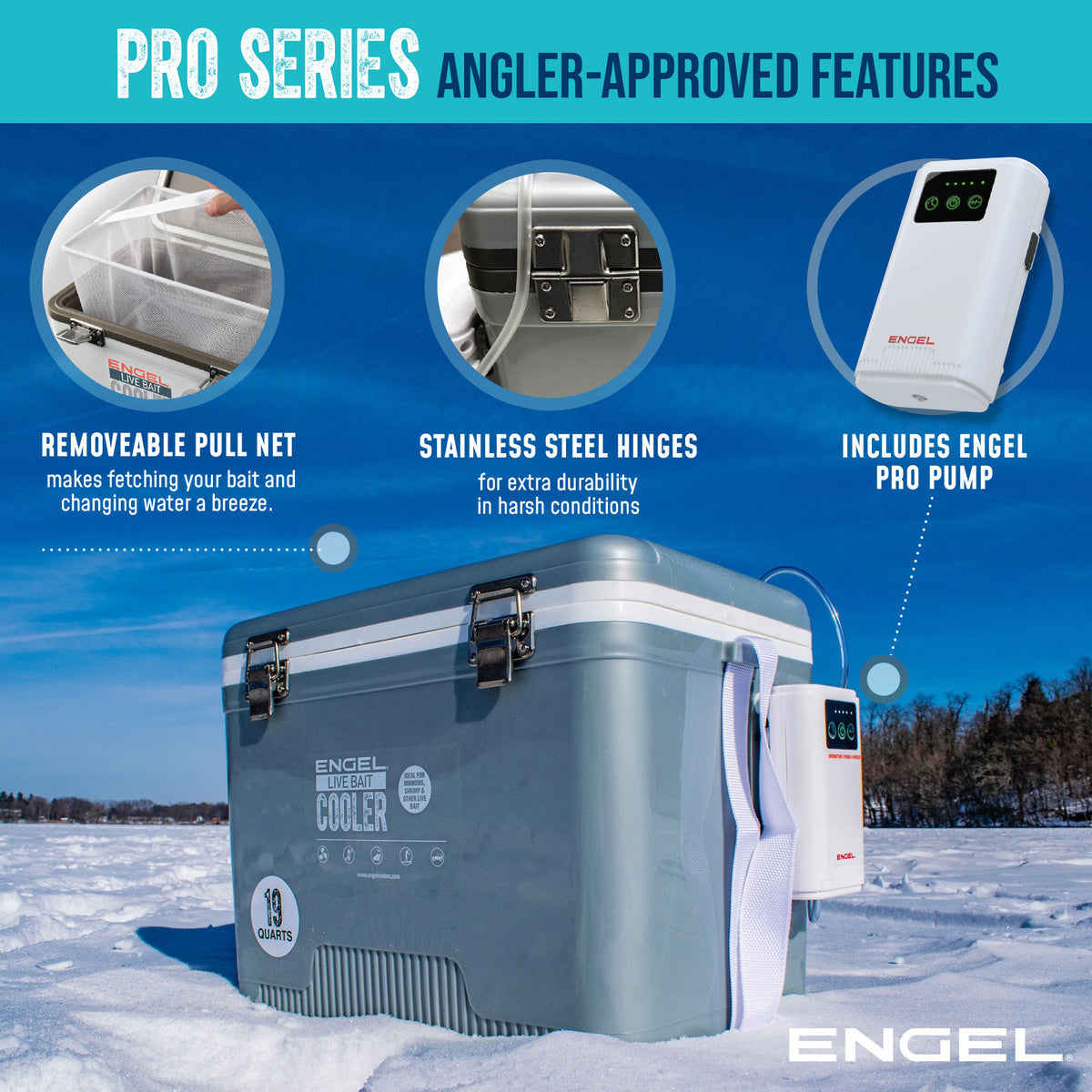 Engel Live Bait Pro Series Cooler
