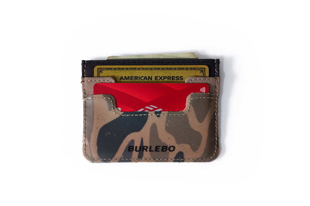 Burlebo Credit Card Wallet Gauge Camo