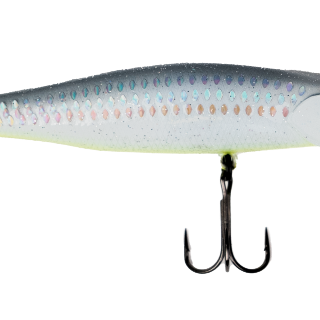 G-Ratt GB-100 Jerkbait WHITE LIGHTNING