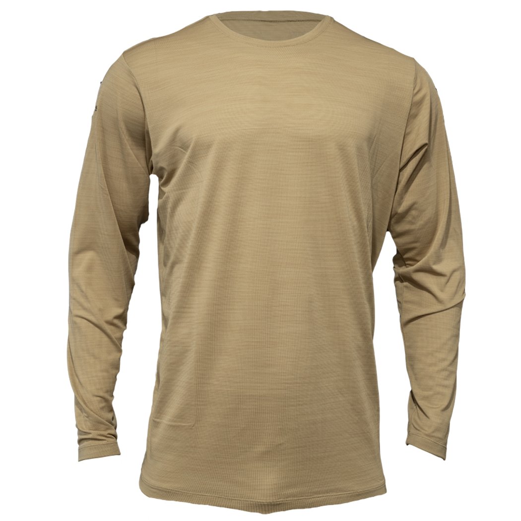 Air-X Performance Long Sleeve Shirt with Repel X Sand Stone Heather