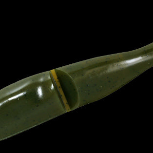 Gancraft Shape-S 5.3" #04 Green Pumpkin Shad