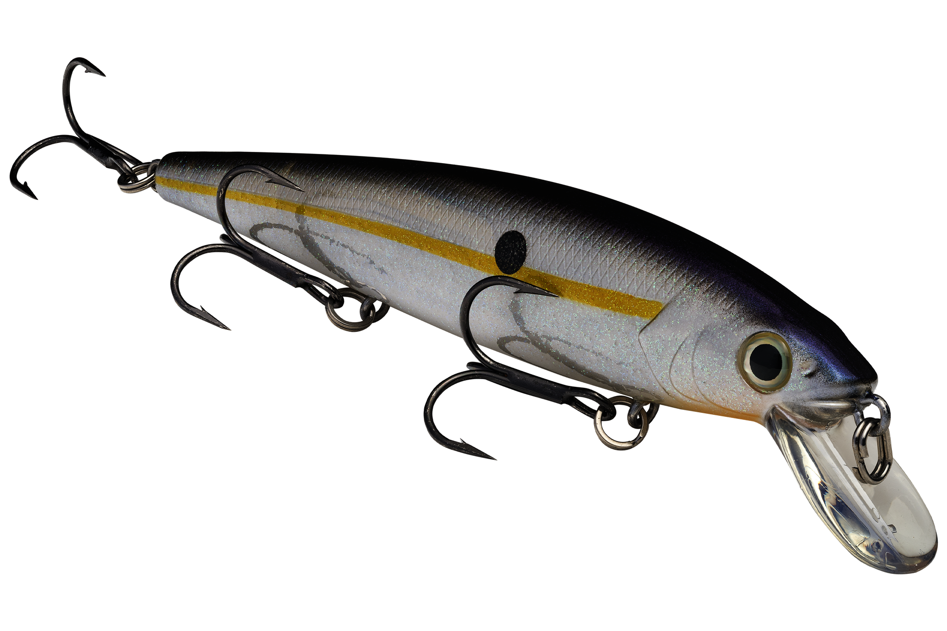 Strike King KVD Jerkbait 300 Chrome Gold Black
