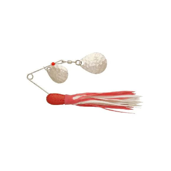H&H Lure Company Double Colorado Spinner Lure 3/8oz Red & White