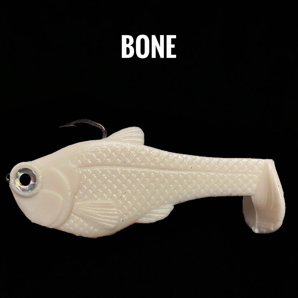 Bull Shad 4.5" Nacho Bone