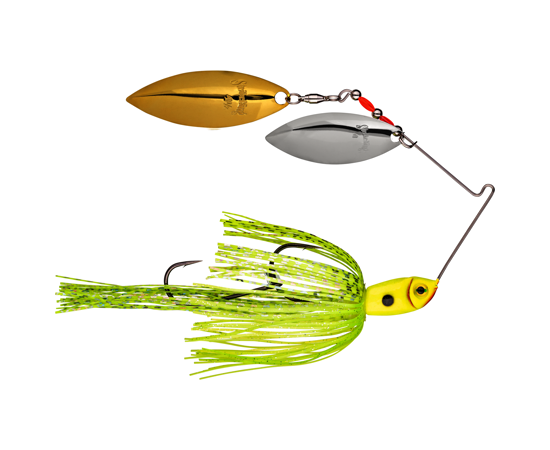 Strike King Premier Plus Super Chartreuse Double Williow Sil Gld 1 2oz