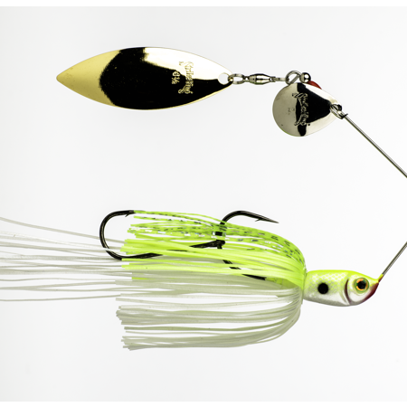Strike King Premier Plus Chartreuse White Col Wil Sil Gld 3 8oz
