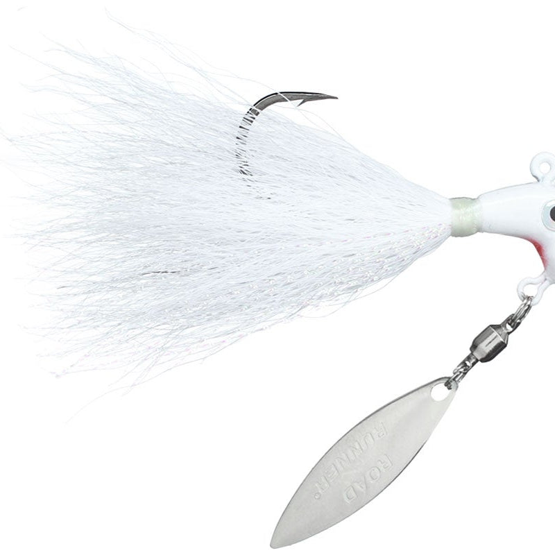 Blakemore Bucktail Pro Road Runner White