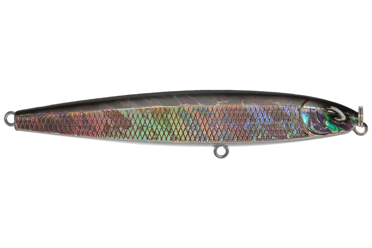 Bill Lewis Depth Strike Sinking Twitchbait Chrome Black Shad