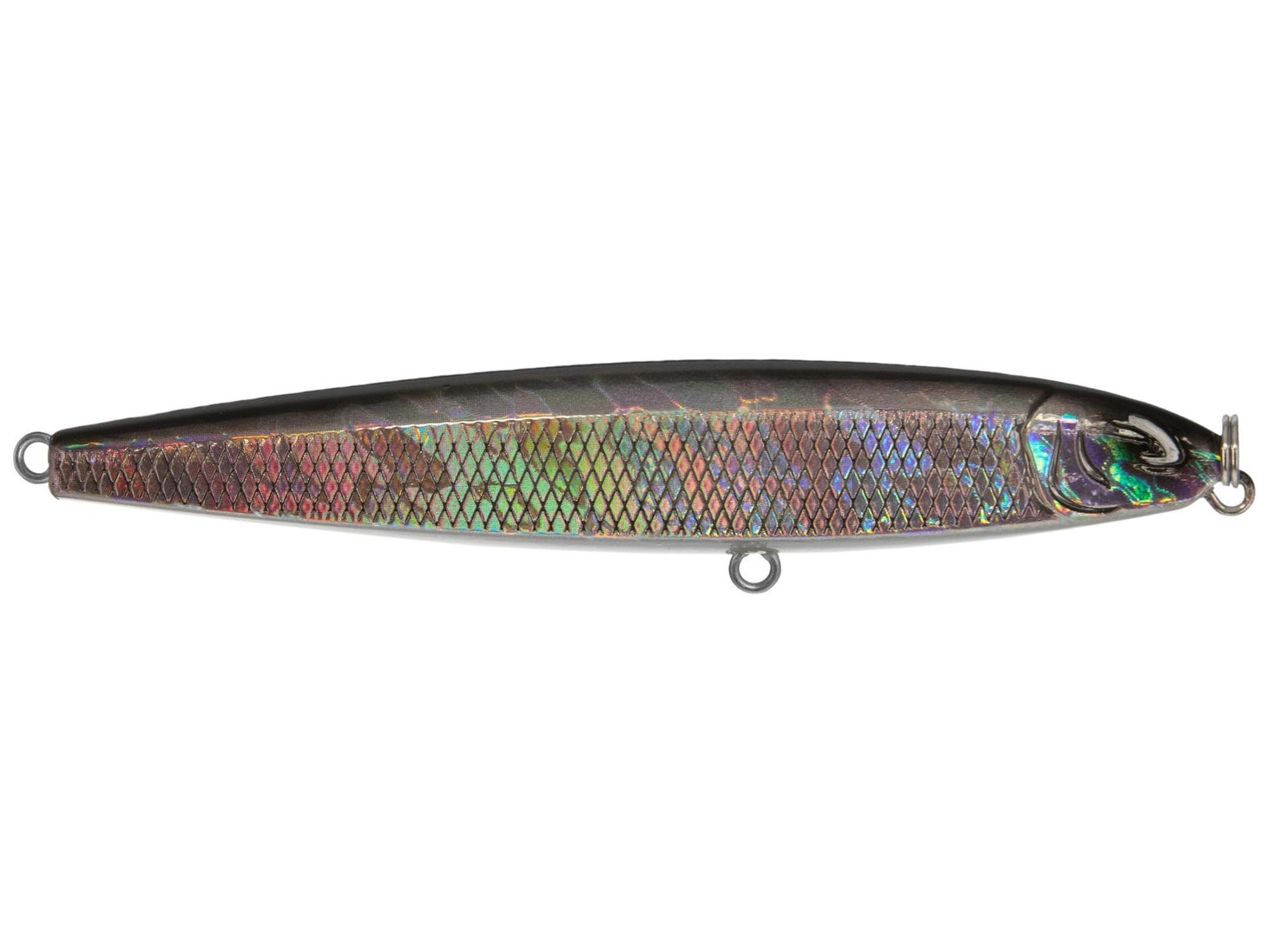 Bill Lewis Depth Strike Sinking Twitchbait Chrome Black Shad
